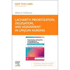 (영문도서) Prioritization Delegation and Assignment in Lpn/LVN Nursing - Elsevier E-Book on Vitalsourc... Hardcover, English, 9780323779203