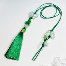 전통 나비 노리개 끈갈피 9종 핸드메이드 책갈피, 1개, 초록색