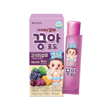 아이배냇 꼬마끙아 젤리, 5개, 포도, 100g