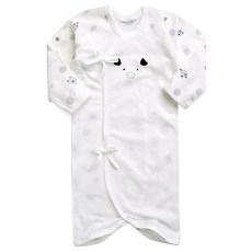 그린베베 여름 신생아용 피그 쟈가드 배냇가운