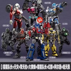 布魯可 變形金剛超越版 擎天柱 機器人玩具 正版授權 益智變形 兒童節禮物, 無規格,電影起源 超越版ONE擎天柱+艾麗塔, 1個