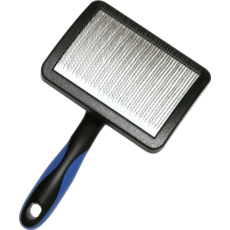 [리케이] 라운드 슬리커M 강아지 고양이 털정리 브러쉬