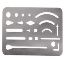 지우개판 1개입 스테인레스 학교 설계 간편한 스틸 드로잉 관공서 수정 제도