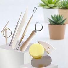 도예 도구 8종세트 도예체험 도자기공예체험 평삭칼