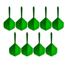 통합 다트 샤프트 및 플라이트 다트 및 플라이트 다트 샤프트 및 플라이트 콤보(2BA 스레드 직경 다트 배럴용), 초록의, 1개