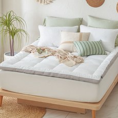 에어룸 에어룸 여름냉감 인견시어서커 3D 에어메쉬 북극토퍼+베개커버 세트 SS/Q/SK