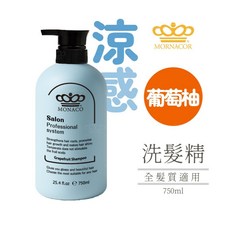 魔娜歌 葡萄柚香氛護髮素 750ml 涼感, 1個, 涼感葡萄柚-洗髮精 750ml
