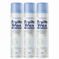 과일나라 후르츠왁스 헤어 셋팅 스프레이, 3개, 300ml