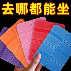 WWAGO 戶外摺疊坐墊 隔熱防潮, 防水防潮隨地可坐不佔空間,升級款:方便收納 不佔空間藍色1個, 藍色