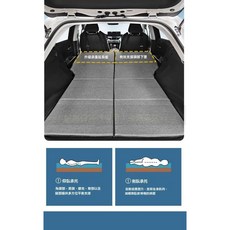 工廠直供 摺疊式汽車床墊 車露床墊 雙人床墊 後備箱後車廂床墊 露營車床墊 車用床墊, 灰