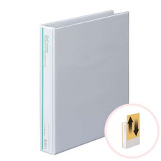 A4 3공바인더 삼공 포트폴리오 D링바인더 화이트, 1개