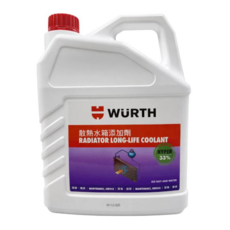 油工廠 WURTH 33% 散熱水箱添加劑 3.78L 綠色 公司貨 0892 332 331 035 HYPER, 1個, 汽油引擎