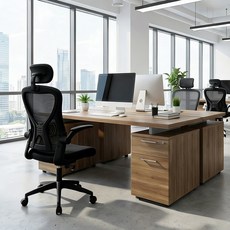 하루꿈 사무용 의자 메쉬 회전 높이조절 팔걸이 등받이 거실 사무실 체어, 블랙