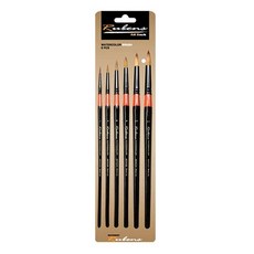 루벤스 720R 수채화 환 붓 6 pcs, 혼합사이즈, 2세트
