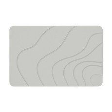 硅藻泥軟墊浴室吸水地墊衛生間腳墊廁所門口防滑家用速幹a條紋-740*60【科技布 橡膠底】, 1個, a條紋-7