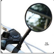 자전거 백미러 자전거부품, 블랙, 1개