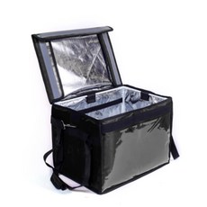 레인보우가든 보온보냉 배달가방 48L 블랙 음료보냉백