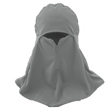BZF本之豐 涼感防蚊拉鍊頭套(7271) 防曬 防蚊 帽套, 1個, 灰色