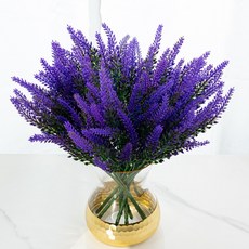 할메이드 생화같은 조화 꽃 hf43 라벤더 4p, hf43 라벤더 4p 퍼플