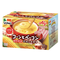 日本 VONO 培根玉米濃湯 北海道香甜玉米 脆口培根 沖泡即飲 濃郁暖心 方便美味, 620g, 1箱
