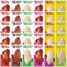 육식토끼 통 닭가슴살 6종 혼합, 30개, 100g