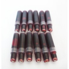 高雄刻印 插管式連續章補充管，水性墨水補充液，適用多種連續章，更換方便，色彩飽和持久, 紅墨, 1個