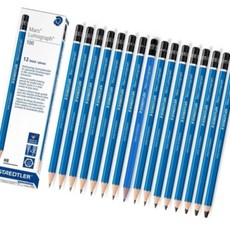 돈스텔 목공펜 루모그라프 제도연필 타 12개입 2H