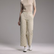 여성골프 와이드 핏 밴딩 패딩팬츠