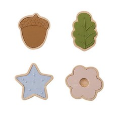 兒童益智早教觸摸形狀疊疊樂玩具 顏色形狀認知 嬰幼兒觸覺感知形狀配對玩具, 1個, 花朵款觸感訓練板（可放心入口材質）