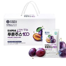 [연세대학교 연세생활건강] 연세백세 푸룬주스 30포, 70ml, 30개
