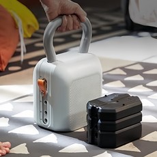 프리미엄 조절식 케틀벨 코어 전신운동 무게 자유 조절 홈 트레이닝 케틀벨, 1개, 18kg, 화이트