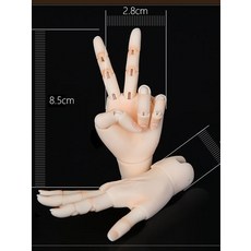 구체관절인형 손 파츠 1/3 70 72 nail 75 1/4 long 80, E. 70관절손 상세페이지 참조, F. 피부
