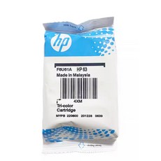 HP 63 原廠墨水匣 (彩色) 適用於HP 4520 1112 2130 2132 3630 3830 5220，附贈100mL墨水及針筒, HP63 彩色原廠（165頁）, 1個