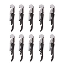 2단 와인오프너 블랙 10개입 세트 병뚜껑 따개, 10개