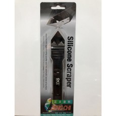 OKX PLUS TOOLS 矽利康刮刀, 1個, PW125(白鐵鋸齒刮刀）