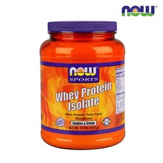 now 分離乳清蛋白粉, Cookies & Creme, 816g, 1罐