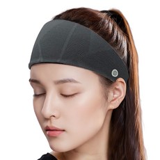 벨라르 프리미엄 스포츠 쿨 헤어밴드 땀흘림방지, 1개, 애쉬 그레이