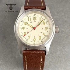 탄도리오 36mm 파일럿 남성호환 필드 식 시계 미요타8215 PT5000 오토매틱 20BAR 다이브 스테인리스 스틸
