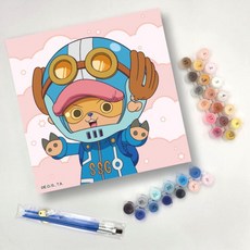 아트박스/아이러브페인팅 DIY캔버스형 원피스 그림그리기 25x25cm 에그헤드 쵸파, 단품없음, 단품없음, 상세설명 참조