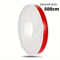 U자형 엣지 밴딩 자가 접착 테이프 TPE 고무 목재 보드 커버 장식, 06 white 16mm 500cm
