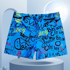 運動泳褲 快乾舒適 平口 海灘褲