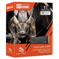 Seagate 希捷 FireCuda 530R 1TB PCIe Gen4 NVMe SSD 固態硬碟 含散熱片