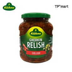 퀴네 게르킨 렐리쉬 칠리 피클 소스, 1개, 350g