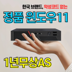 디클 2024 미니 PC T1 윈도우 포함 인텔 11세대, 블랙, 8GB, 256GB, WIN11 Home, T1-CN5095