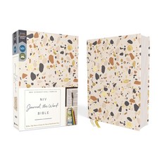 (영문도서) Niv Journal the Word Bible Cloth Over Board Cream Red Letter Comfort Print: Reflect Tak... Hardcover, Zondervan, English, 9780310463146