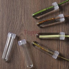 토픽샵 물대롱 워터픽 중형 90~100개 생화워터픽투명