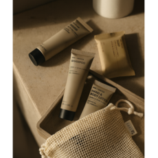 소유공간 호텔용 어메니티 4종 + 파우치 세트, 1세트