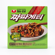 1BOX 농심 40봉 짜파게티 짜파게티라면 농심 농심짜파 lot*67002Ma, 1