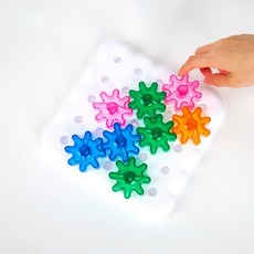 kb 블럭교구 창의력발달 톱니 도형 블럭 페그보드 (2799)