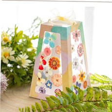 봄꽃 플라워 종이 압화스티커 무드등 패키지 BBWC05179, 본상품